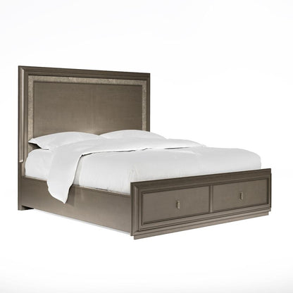 A.R.T. Furniture - Cove King Panel Storage Bed in Grey - 349136-2743 veiw 1