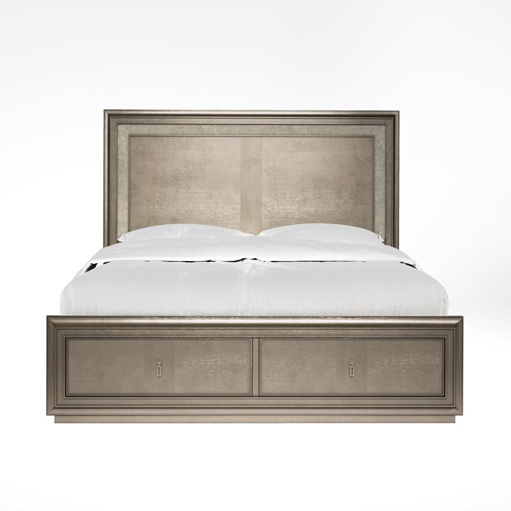 A.R.T. Furniture - Cove Queen Panel Storage Bed in Grey - 349135-2743 veiw 2