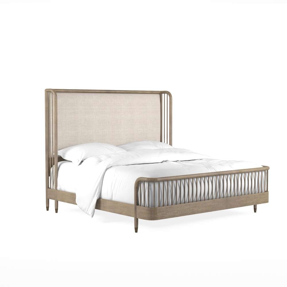 A.R.T. Furniture - Finn Queen Upholstered Shelter Bed - 313135-2803 veiw 1