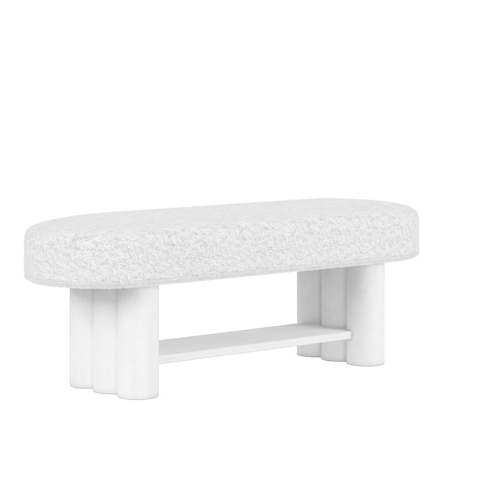 A.R.T. Furniture - Garrison Bed Bench in White - 322149-1317 veiw 1