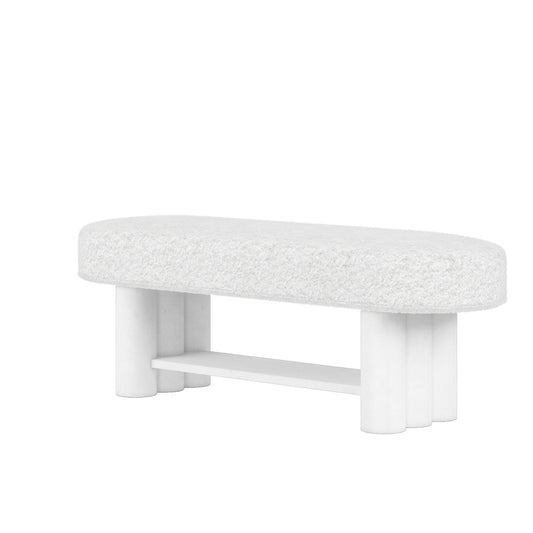 A.R.T. Furniture - Garrison Bed Bench in White - 322149-1317 veiw 2