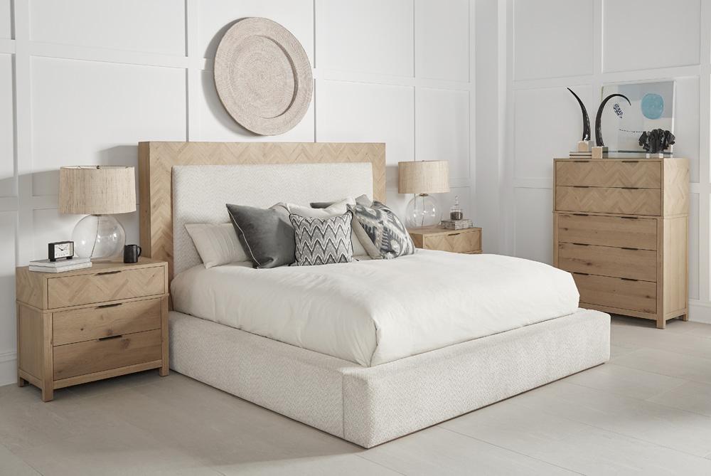 A.R.T. Furniture - Garrison Cal-King Upholstered Bed in White - 322127-1302 veiw 4