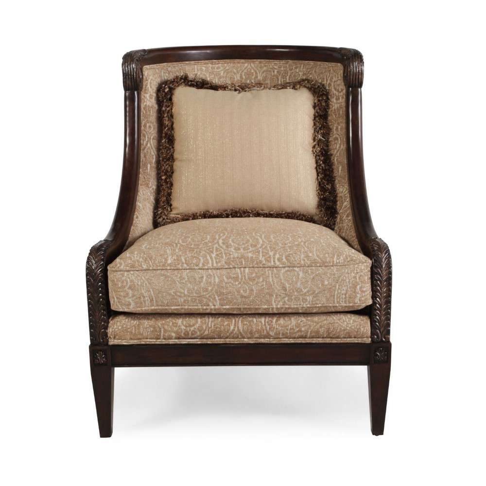 A.R.T. Furniture - Giovanna Azure Carved Wood Accent Chair - 509534-5527AB veiw 3