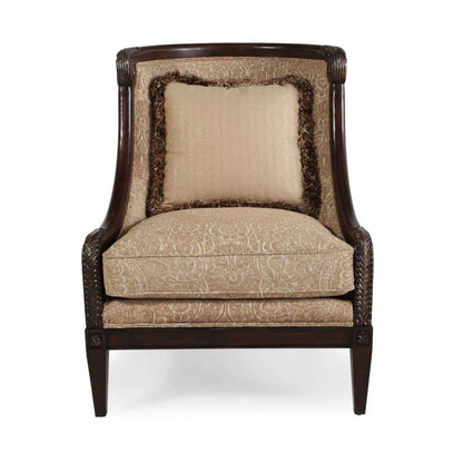 A.R.T. Furniture - Giovanna Azure Carved Wood Accent Chair - 509534-5527AB veiw 3
