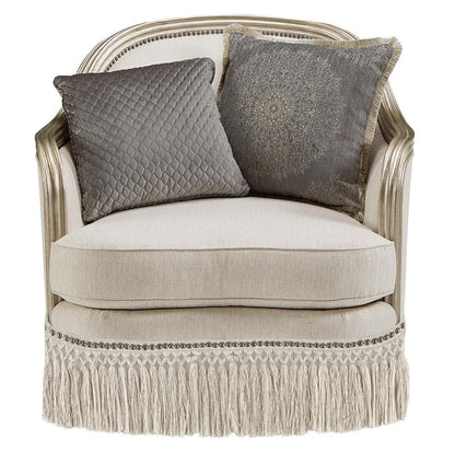 A.R.T. Furniture - Giovanna Bezel Matching Chair in White - 509503-5727AB veiw 2
