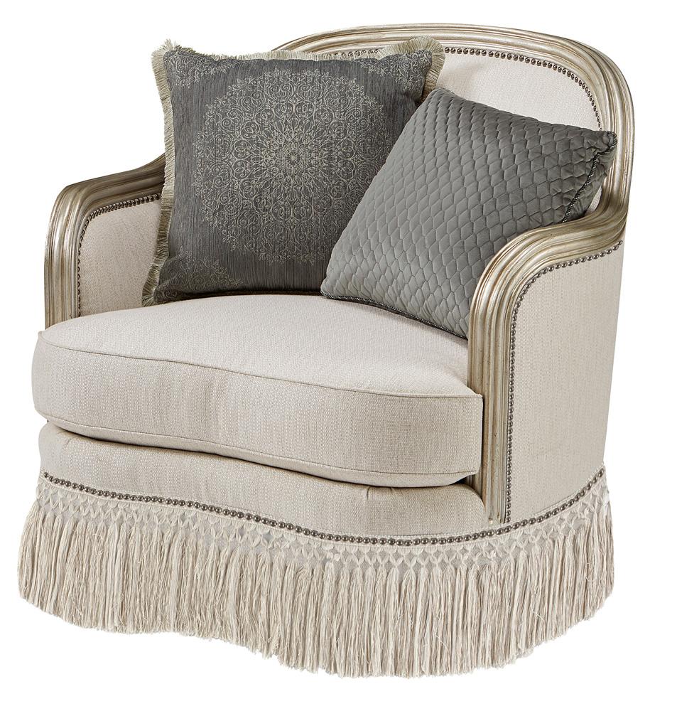 A.R.T. Furniture - Giovanna Bezel Matching Chair in White - 509503-5727AB veiw 3