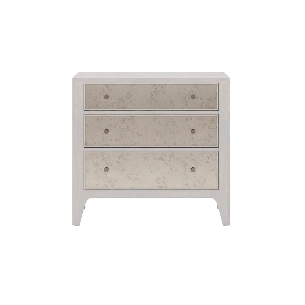 A.R.T. Furniture - Mezzanine 3 Drawer Mirrored Nightstand in Light Gray - 325140-2249 veiw 2