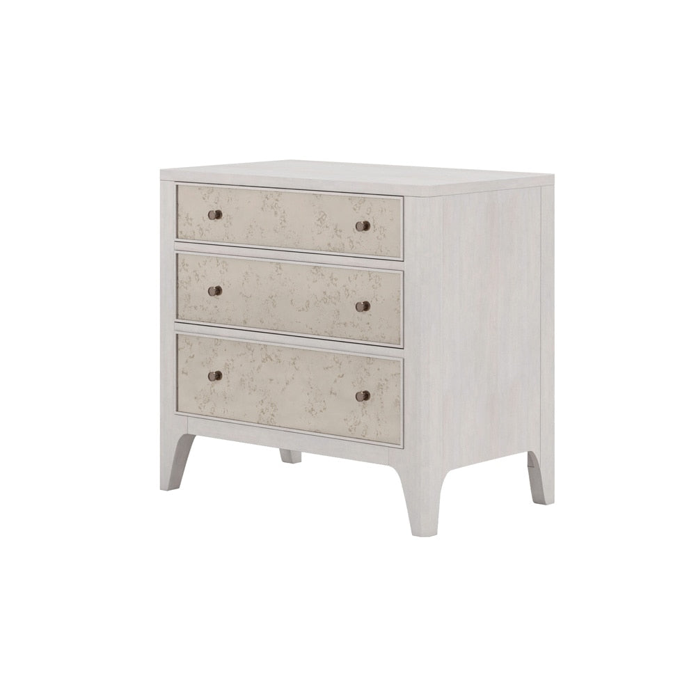 A.R.T. Furniture - Mezzanine 3 Drawer Mirrored Nightstand in Light Gray - 325140-2249 veiw 3