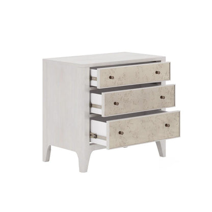 A.R.T. Furniture - Mezzanine 3 Drawer Mirrored Nightstand in Light Gray - 325140-2249 veiw 4