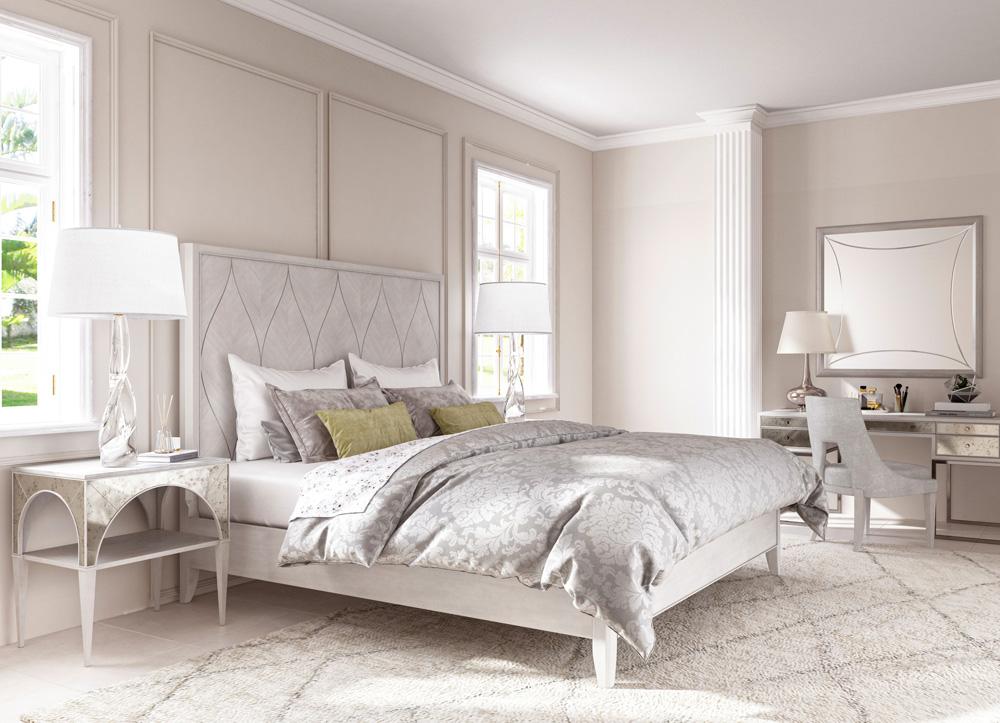 A.R.T. Furniture - Mezzanine King Panel Bed in Light Gray - 325136-2249 veiw 6