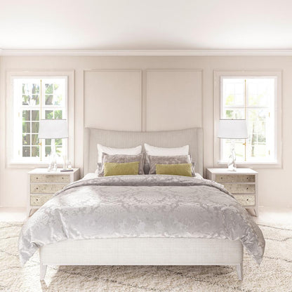 A.R.T. Furniture - Mezzanine King Shelter Upholstered Bed in Light Gray - 325126-2249 veiw 5