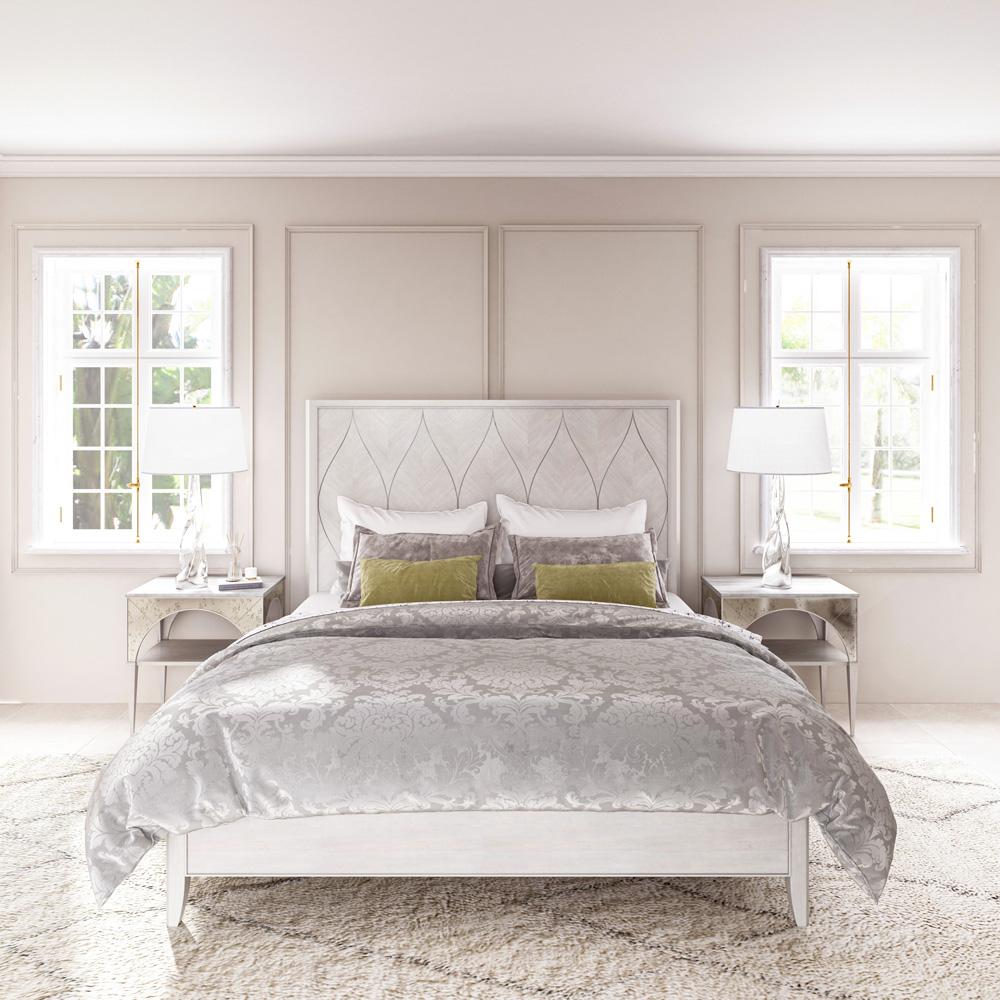 A.R.T. Furniture - Mezzanine Queen Panel Bed in Light Gray - 325135-2249 veiw 2