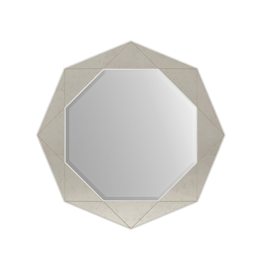 A.R.T. Furniture - Mezzanine Round Mirror in Light Gray - 325121-2249 veiw 2