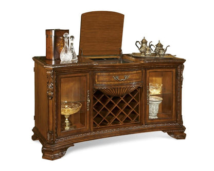 A.R.T. Furniture - Old World 8PC Dining Pedestal Table Set with Buffet - 143221-2606E8 veiw 3