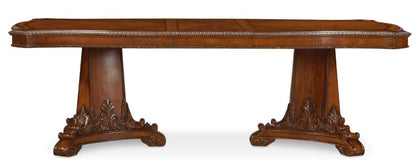 A.R.T. Furniture - Old World 8PC Dining Pedestal Table Set with China Cabinet - 143221-2606K8_CLOSEOUT veiw 2