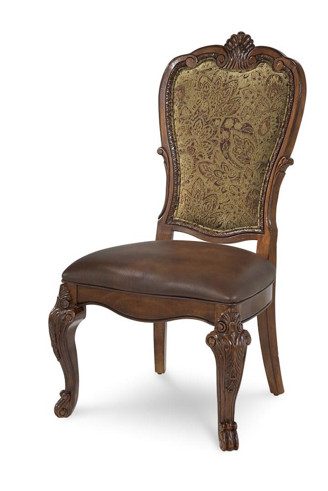 A.R.T. Furniture - Old World Dining 7PC Pedestal Table with Upholstered Chair Set - 143221-2606S7 veiw 3
