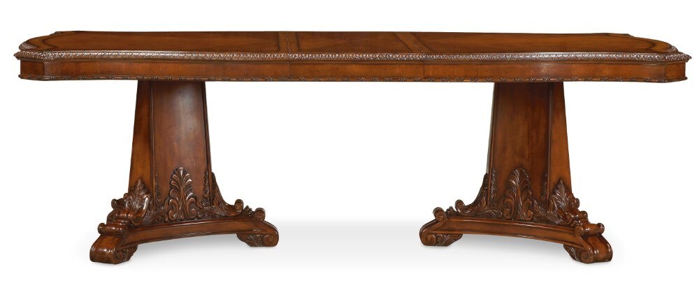 A.R.T. Furniture - Old World Dining 8PC Pedestal Table with China Cabinet Set - 143221-2606S8 veiw 2