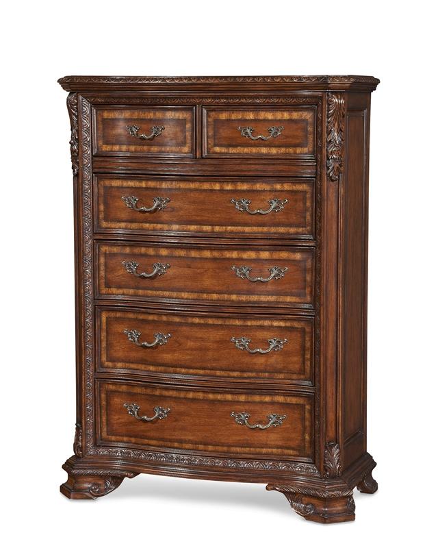 A.R.T. Furniture - Old World - Drawer Chest In Pine Medium Cherry Finish - 143150-2606_CLOSEOUT veiw 1