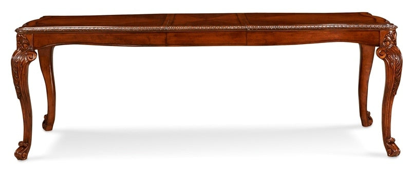 A.R.T. Furniture - Old World - Leg Dining Table (2-18in Leafs) In Pine Medium Cherry Finish - 143220-2606_CLOSEOUT veiw 1
