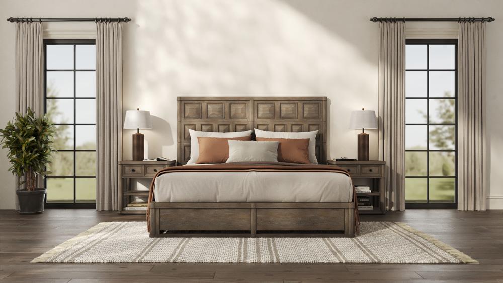 A.R.T. Furniture - Reforma Queen Panel Bed in Brown - 324135-2358 veiw 4