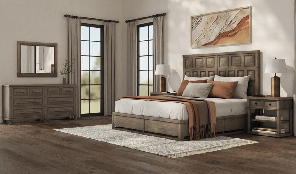 A.R.T. Furniture - Reforma Queen Panel Bed in Brown - 324135-2358 veiw 5