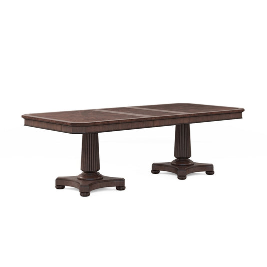 A.R.T. Furniture - Revival Dual Pedestal Dining Table in Brown - 328221-1730 veiw 1