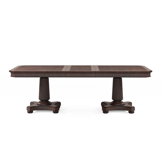 A.R.T. Furniture - Revival Dual Pedestal Dining Table in Brown - 328221-1730 veiw 2