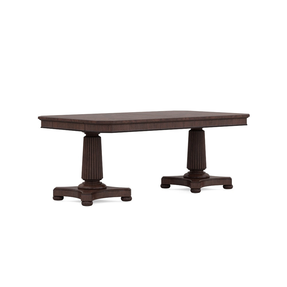 A.R.T. Furniture - Revival Dual Pedestal Dining Table in Brown - 328221-1730 veiw 5