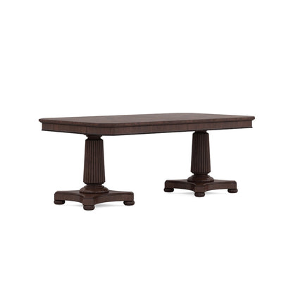 A.R.T. Furniture - Revival Dual Pedestal Dining Table in Brown - 328221-1730 veiw 5