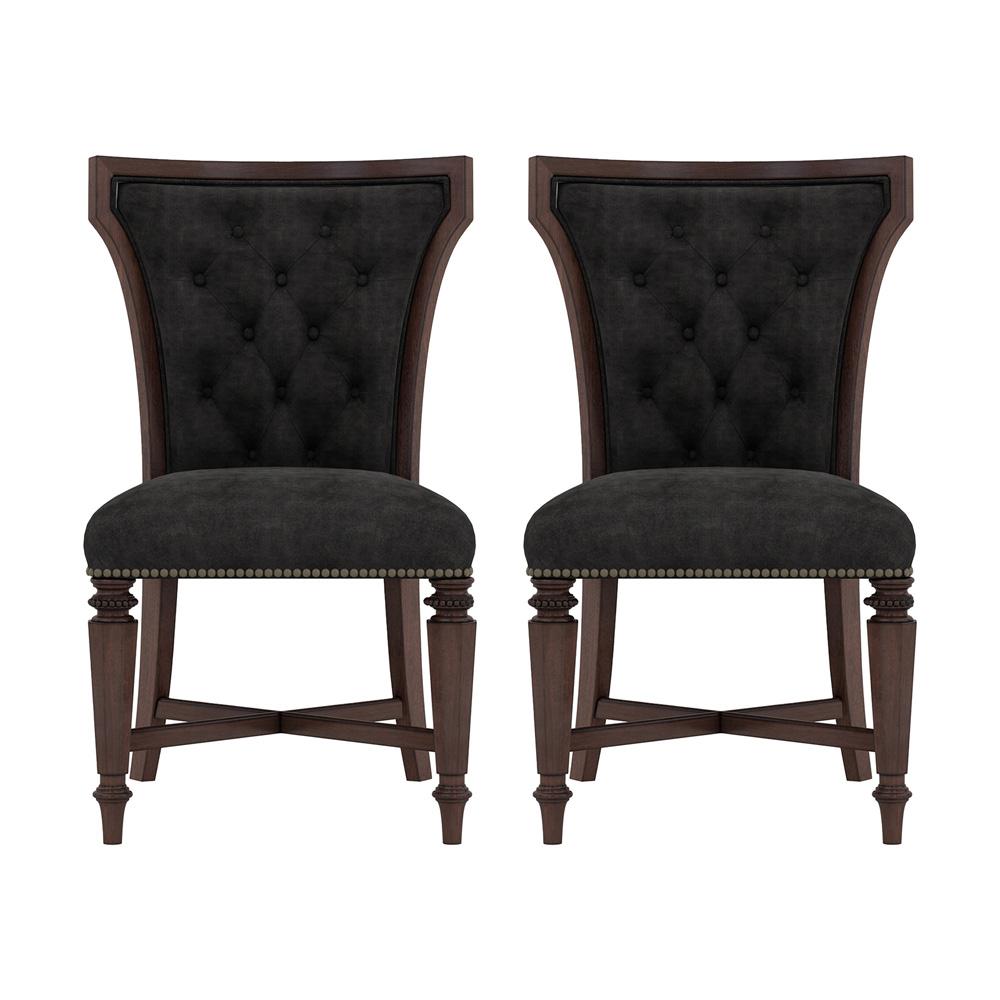 A.R.T. Furniture - Revival Upholstered Side Chair (Set Of 2) in Black - 328206-1730 veiw 1