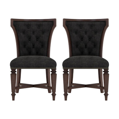 A.R.T. Furniture - Revival Upholstered Side Chair (Set Of 2) in Black - 328206-1730 veiw 1
