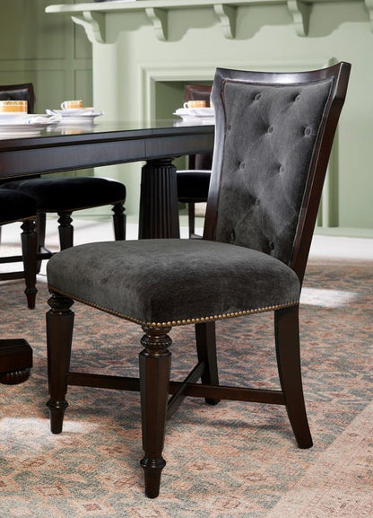 A.R.T. Furniture - Revival Upholstered Side Chair (Set Of 2) in Black - 328206-1730 veiw 6