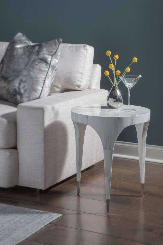 Artistica Home - Signature Designs Bello Round Spot Table - 18W x 18D x 21H - 2243-950 veiw 2