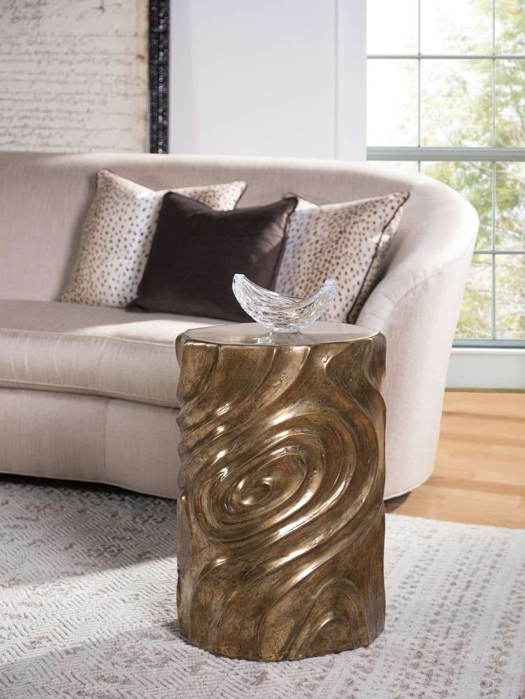 Artistica Home - Signature Designs Catalan Oval Drum Table - 15.25W x 11.5D x 24.5H - 2180-950 veiw 2