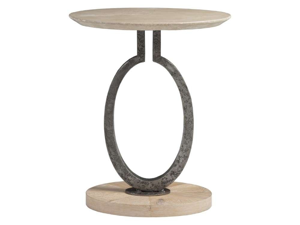 Artistica Home - Signature Designs Clement Oval Spot Table - 21W x 16.25D x 25H - 2179-952 veiw 3