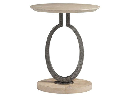 Artistica Home - Signature Designs Clement Oval Spot Table - 21W x 16.25D x 25H - 2179-952 veiw 3