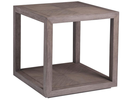 Artistica Home - Cohesion Program Credence Square End Table, Grigio - 2094-957-41 veiw 1