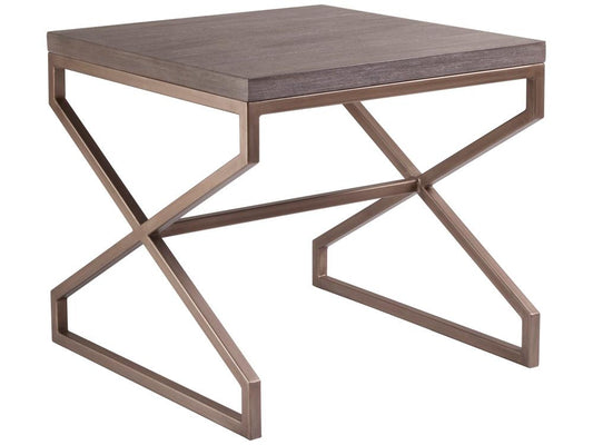 Artistica Home - Cohesion Program Edict Square End Table, Grigio - 2088-957-41 veiw 1