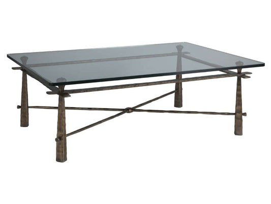 Artistica Home - Signature Designs Cortona Rectangular Cocktail Table - 54W x 38D x 19.25H - 2129-945C veiw 1