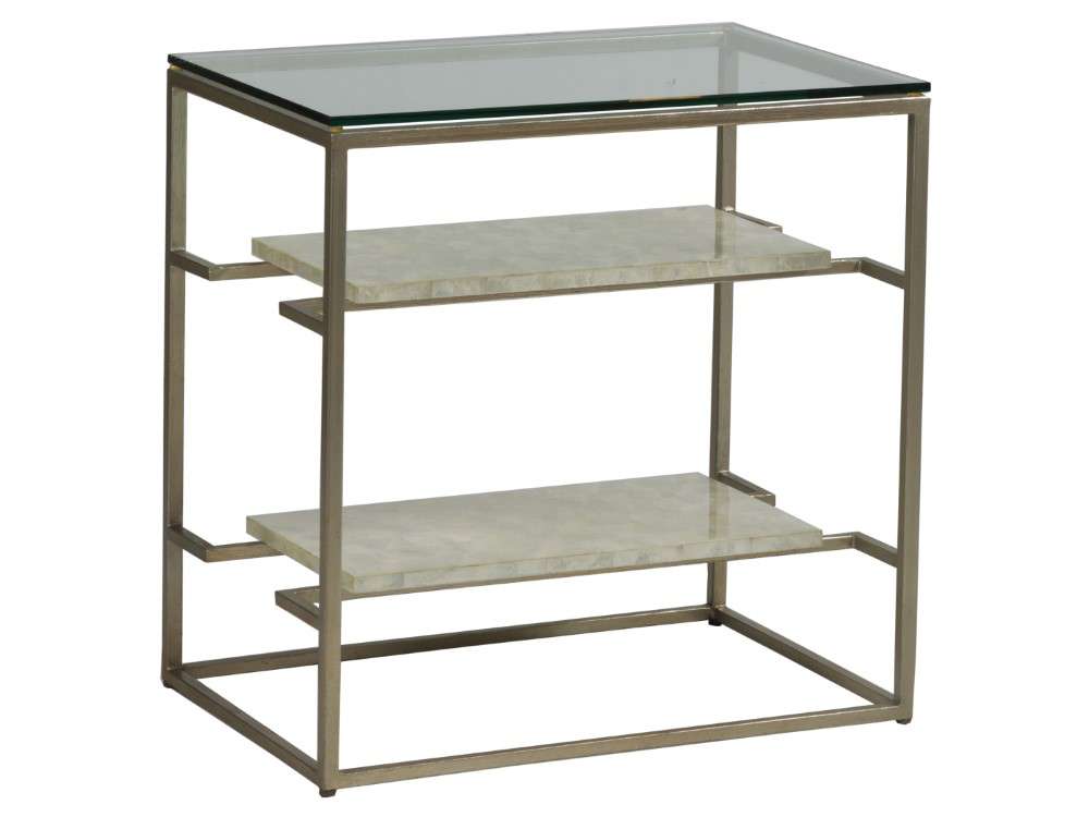 Artistica Home - Signature Designs Cumulus Capiz Tier Table - 24W x 16D x 24H - 2156-955C veiw 1
