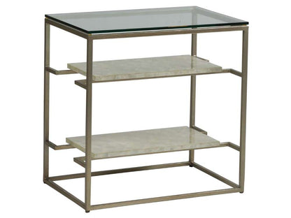Artistica Home - Signature Designs Cumulus Capiz Tier Table - 24W x 16D x 24H - 2156-955C veiw 1