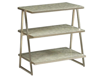 Artistica Home - Signature Designs Cumulus Capiz Triangular Tier Table - 25.25W x 16D x 26H - 2156-958 veiw 1