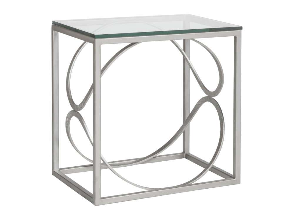 Artistica Home - Metal Designs Ellipse Rectangular End Table - 18W x 26D x 26H - 2234-955-46 veiw 1