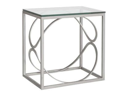Artistica Home - Metal Designs Ellipse Rectangular End Table - 18W x 26D x 26H - 2234-955-46 veiw 1
