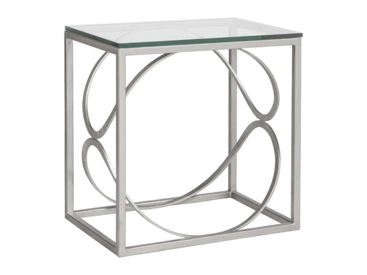 Artistica Home - Metal Designs Ellipse Rectangular End Table - 18W x 26D x 26H - 2234-955-46 veiw 1