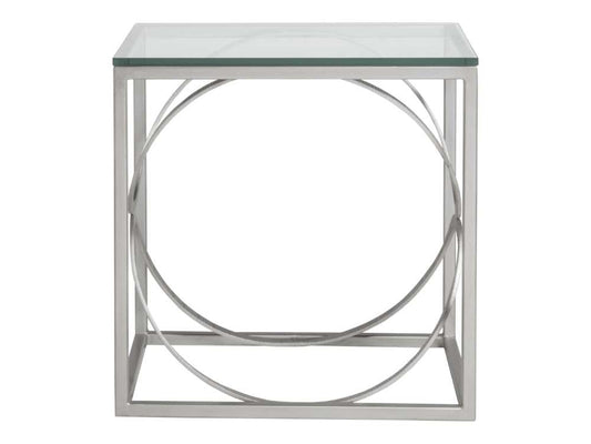 Artistica Home - Metal Designs Ellipse Rectangular End Table - 18W x 26D x 26H - 2234-955-46 veiw 2