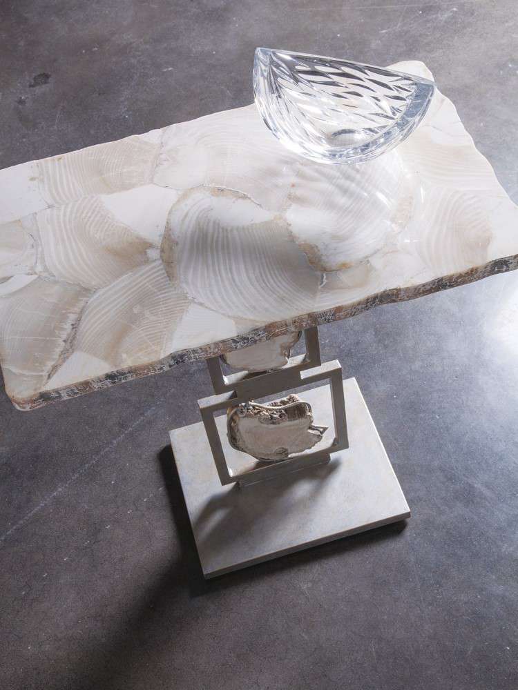 Artistica Home - Signature Designs Frick Spot Table - Iron finish - 2030-955 veiw 1