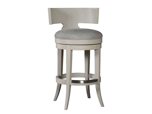 Artistica Home - Signature Designs Fuente Swivel Barstool - Brushed stainless steel - 2106-896-01 veiw 1