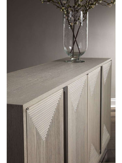 Artistica Home - Signature Designs Gradient Media Console/Buffet - White oak solids - 2119-907 veiw 3