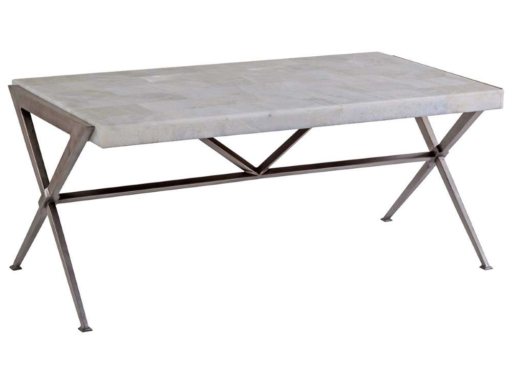 Artistica Home - Signature Designs Greta Rectangular Cocktail Table - Light Gray - 2080-945 veiw 1